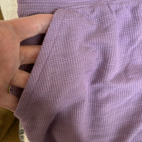 NWT Stars Above Textured Knit Lettuce Trim Pajama Shorts Set - Picture 8 of 10